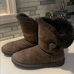 UGG Brown Winter Boots with Plush Lining